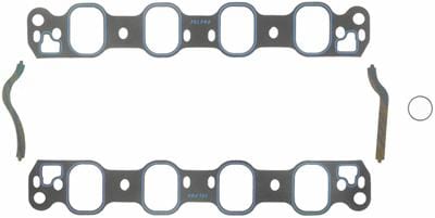 FELPRO Suit Ford 302 Boss 4V Heads 1.88" x 2.65" (.060") Printoseal Intake Manifold Gasket Set FE1248 Autofit