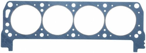 FELPRO Suit Ford 302 SVO-351W SVO, LH., Smaller Valve Pockets Than FE1022, 4 Steel Pre-Flattened O-Ring Head Gasket FE1031L Autofit