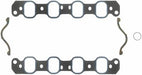 FELPRO Suit Ford 351C 4V Heads 1.88" x 2.65" (.060") Printoseal Intake Manifold Gasket Set FE1228 Autofit
