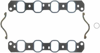 FELPRO Suit Ford 351C 4V Heads 1.88" x 2.65" (.060") Printoseal Intake Manifold Gasket Set FE1228 Autofit