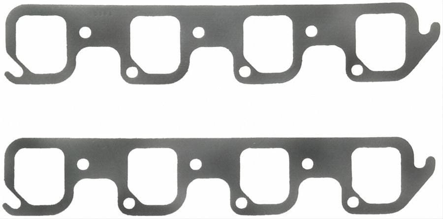 FELPRO Suit Ford 351C 4V Heads 1.89" x 2.19" Perforated Steel Exhaust Gasket Set FE1416 Autofit