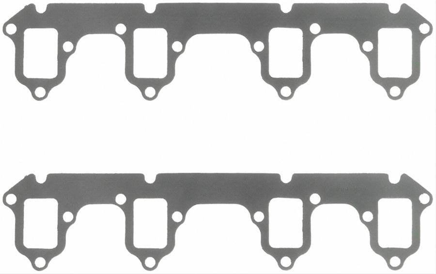 FELPRO Suit Ford 390-428 1961-71, Excluding 14 Bolt 1.40" x 2.04" Perforated Steel Exhaust Gasket Set FE1442 Autofit