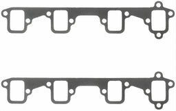 FELPRO Suit Ford 390-428 FE 14 Bolt, 1966-69 1.43" x 2.12" Perforated Steel Exhaust Gasket Set FE1485 Autofit