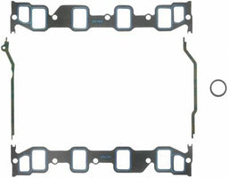 FELPRO Suit Ford FE 390 GT 1.40" x 2.10" (.060") Printoseal Intake Manifold Gasket Set FE1247 Autofit