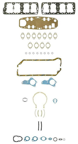 FELPRO Suit Ford Flat Head 1949-53 Full Gasket Set FEFS7525B Autofit