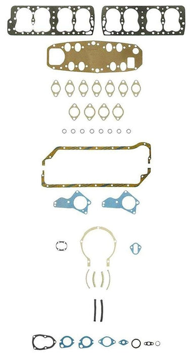 FELPRO Suit Ford Flat Head 1949-53 Full Gasket Set FEFS7525B Autofit