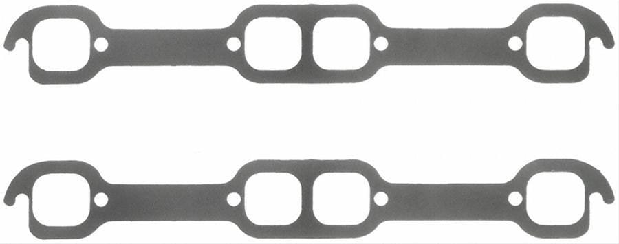 FELPRO Suit SB Chev 18° Pro Action 1.74" x 1.60" Perforated Steel Exhaust Gasket Set FE1482 Autofit