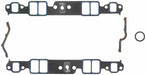 FELPRO Suit SB Chev 262-400, Open Exhaust Crossover 1.23" x 1.99" (.060) Printoseal Intake Manifold Gasket Set FE1256 Autofit