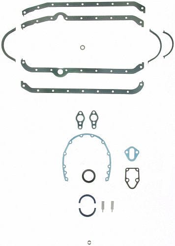FELPRO Suit SB Chev 283-305-350 2-Piece Main Standard Rotation Marine Gasket Conversion Set FE17120 Autofit