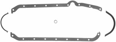 FELPRO Suit SB Chev L/H Dipstick Thick Front Seal 1975-79 Rubber Coated FibreOil Pan Gasket Set FE1803 Autofit