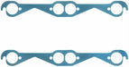 FELPRO Suit SB Chev Round Port 1.59" Round Perforated Steel Exhaust Gasket Set FE1426 Autofit