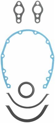 FELPRO Suit SB Chev, Standard Rotation Without Plastic Cover Marine Timing Cover Gasket Set FE17871 Autofit