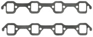 FELPRO Suit SB Ford 289-351W, Small Race Port 1.25" x 1.48" Perforated Steel Exhaust Gasket Set FE1415 Autofit