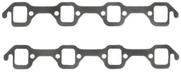 FELPRO Suit SB Ford 289-351W, Small Race Port 1.25" x 1.48" Perforated Steel Exhaust Gasket Set FE1415 Autofit