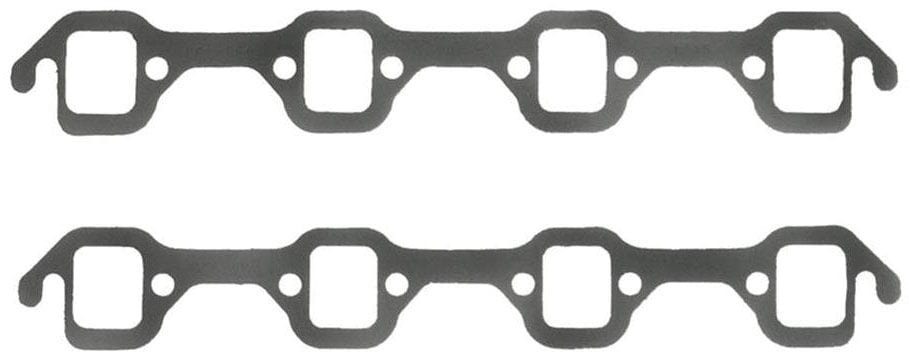 FELPRO Suit SB Ford 289-351W, Small Race Port 1.25" x 1.48" Perforated Steel Exhaust Gasket Set FE1415 Autofit