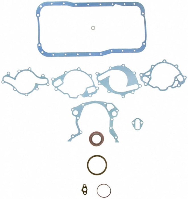 FELPRO Suit SB Ford 302W 5.0L 1986-95 (1-Piece Rubber Sump Gasket) Gasket Conversion Set (Bottom End) FECS8548-9 Autofit