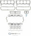 FELPRO Suit SB Ford 5.8L 351W, 1987-On Top End Gasket Set FEHS8548PT-9 Autofit