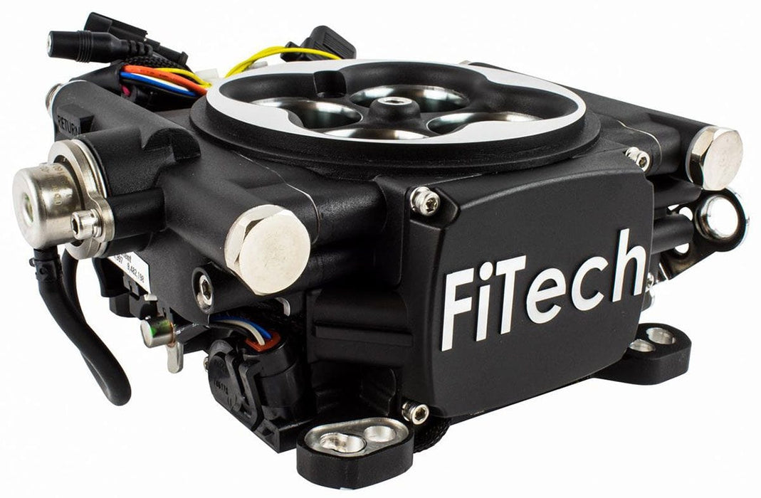 FiTech For Engines from 250 to 600 Horsepower Go EFI 4 Self Tuning Fuel Injection System - Matte Black Finish FH30002 Autofit