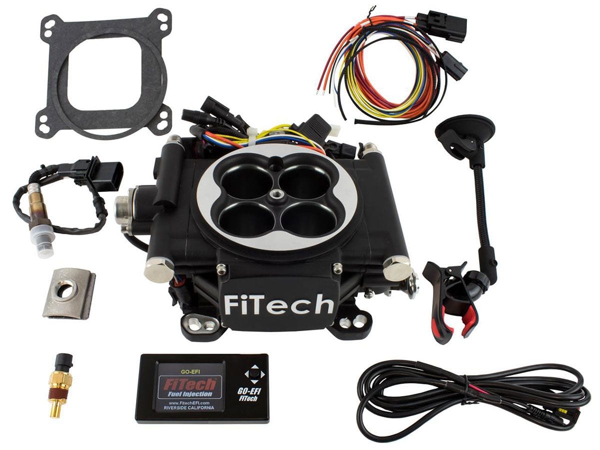 Go EFI 4 Self Tuning Fuel Injection System - Matte Black Finish FH3000 ...