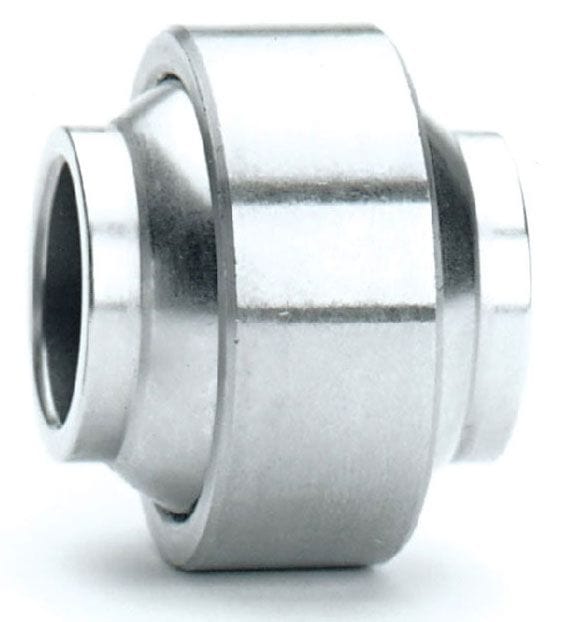 FKROD 1.000" (1") O.D x .500" (1/2") I.D Ball x .500" (1/2") Bearing Width S/S Plain Spherical Bearing With Teflon Liner FK-SSX8T Autofit