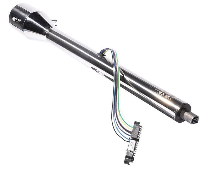 FLAMING 1-3/4"OD x 1"DD Shaft 30" Floor Shift Tilt Steering Column - Polished Finish FR20001SS Autofit