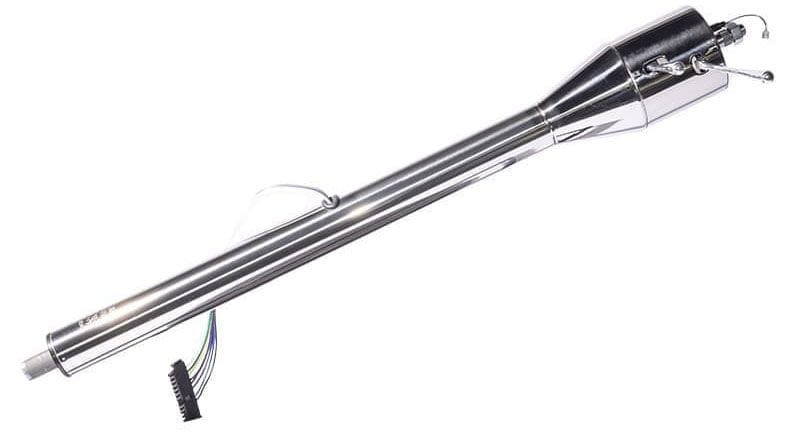 FLAMING 1-3/4"OD x 1"DD Shaft 30" Floor Shift Tilt Steering Column - Polished Finish FR20001SS Autofit
