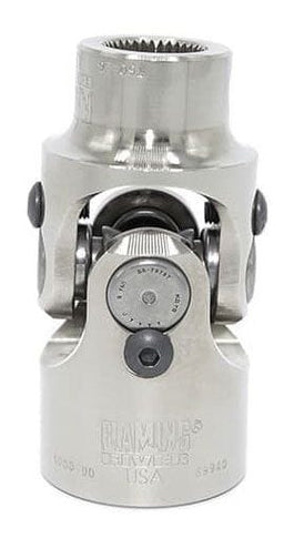 FLAMING 1"DD x 3/4"-36 Smooth - Spline Billet Universal Joint FR1714DD Autofit