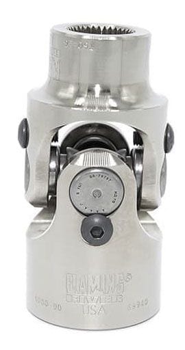 FLAMING 1"DD x 3/4"-36 Smooth - Spline Billet Universal Joint FR1714DD Autofit
