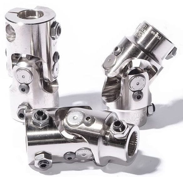 FLAMING 1"DD x 3/4"-36 Smooth - Spline Billet Universal Joint FR1714DD Autofit