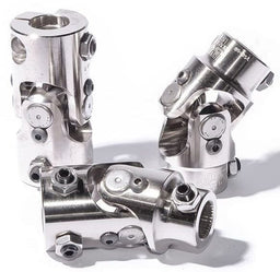 FLAMING 1"DD x 3/4"DD Smooth - Smooth Billet Universal Joint FR1717DD Autofit