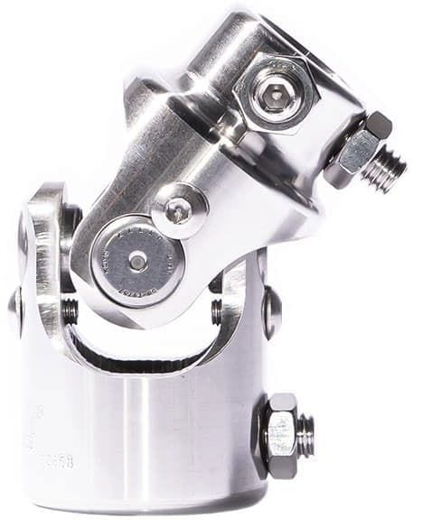 FLAMING 1"DD x 3/4"DD Smooth - Smooth Stainless Steel Universal Joint FR2517DD Autofit