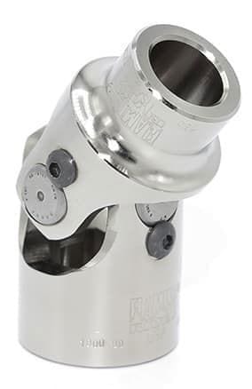 FLAMING 1"DD x 3/4" Smooth - Smooth Billet Universal Joint FR1707DD Autofit