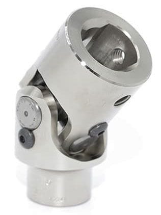 FLAMING 1"DD x 3/4" Smooth - Smooth Billet Universal Joint FR1707DD Autofit