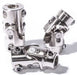 FLAMING 1"DD x 3/4" Smooth - Smooth Billet Universal Joint FR1707DD Autofit
