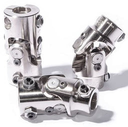 FLAMING 3/4"-36 x 3/4"DD Spline - Smooth Billet Universal Joint FR1715DD Autofit