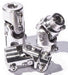FLAMING 3/4"-36 x 3/4"DD Spline - Smooth Stainless Steel Universal Joint FR2515DD Autofit