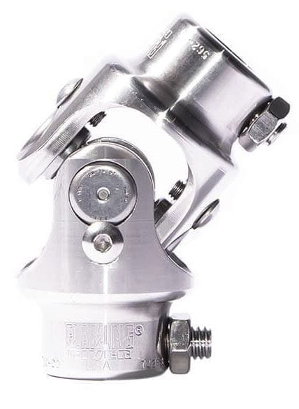 FLAMING 3/4"-36 x 3/4"DD Spline - Smooth Stainless Steel Universal Joint FR2515DD Autofit