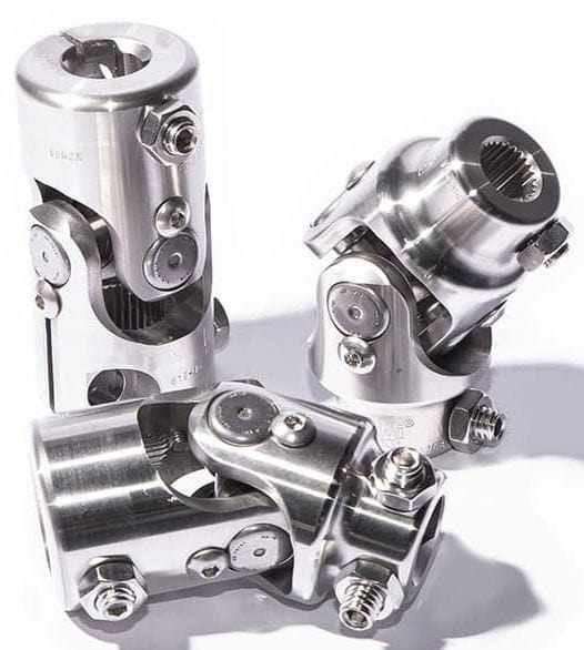 FLAMING 3/4"DD x 3/4"DD Smooth - Smooth Stainless Steel Universal Joint FR2516DD Autofit