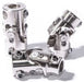 FLAMING 3/4"DD x 3/4" Smooth - Smooth Billet Universal Joint FR1706DD Autofit