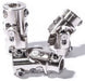 FLAMING 5/8"-36 x 3/4"DD Spline - Smooth Billet Universal Joint FR1722DD Autofit