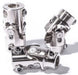 FLAMING 9/16"-26 x 3/4"DD Spline - Smooth Billet Universal Joint FR1709DD Autofit