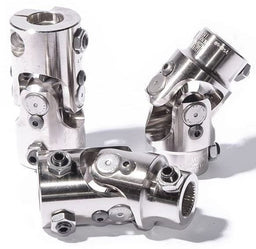 FLAMING 9/16"-36 x 3/4"DD Spline - Smooth Billet Universal Joint FR1762DD Autofit