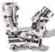 FLAMING 9/16"-36 x 3/4"DD Spline - Smooth Billet Universal Joint FR1762DD Autofit