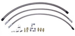 FLAMING Fits Flaming River Power Rack (GM Style) Stainless Braided Hose Kit - Remote Reservoir FR1610 Autofit