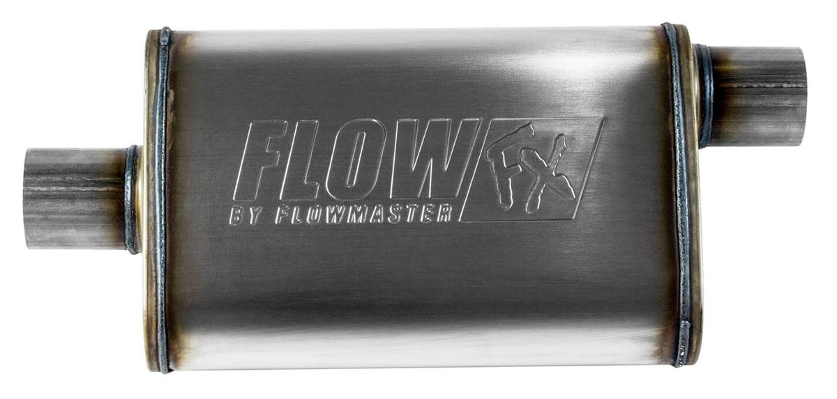 FLOWMASTER 2-1/2" Offset Inlet / 2-1/2" Center Outlet FlowFX Muffler FLO71226 Autofit
