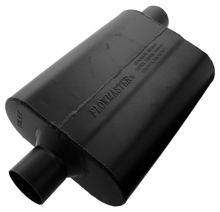 FLOWMASTER 2.5" Center Inlet / Offset Outlet Super 44 Series Delta Flow Muffler FLO942547 Autofit