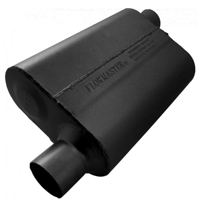 FLOWMASTER 2.5" Offset Inlet / Offset Outlet 40 Series Delta Flow Muffler FLO942543 Autofit