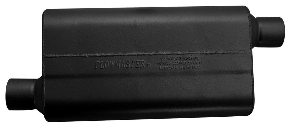 FLOWMASTER 2.5" Offset Inlet / Offset Outlet 50 Series Delta Flow Muffler FLO942553 Autofit