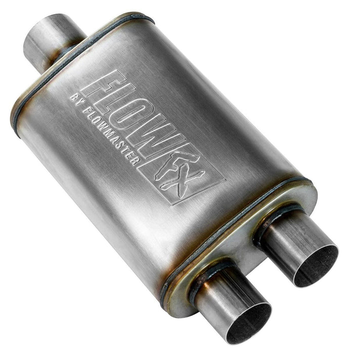 FLOWMASTER 3" Center Inlet / 2.5" Dual Outlet FlowFX Muffler FLO72198 Autofit