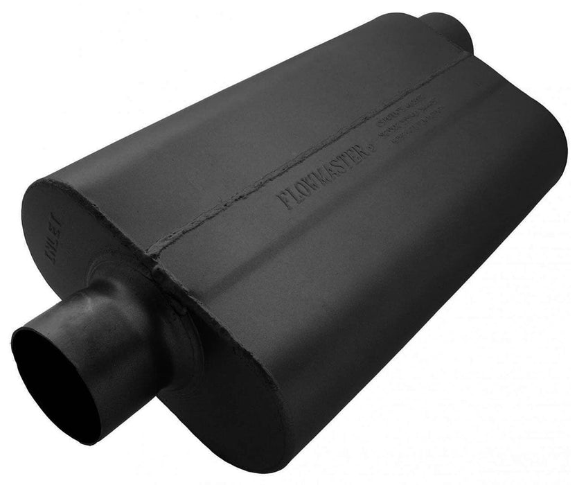 FLOWMASTER 3" Center Inlet / Offset Outlet 50 Series Delta Flow Muffler FLO943052 Autofit